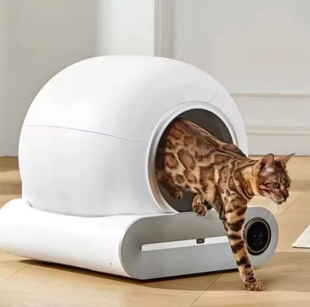 Arenera Autolimpiable para Gatos con Control por App