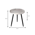 Mesa de Centro Auxiliar de Estilo Nórdico