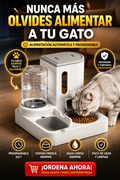 Comedero y Bebedero Automático 2 en 1 para Mascotas (2,2L)