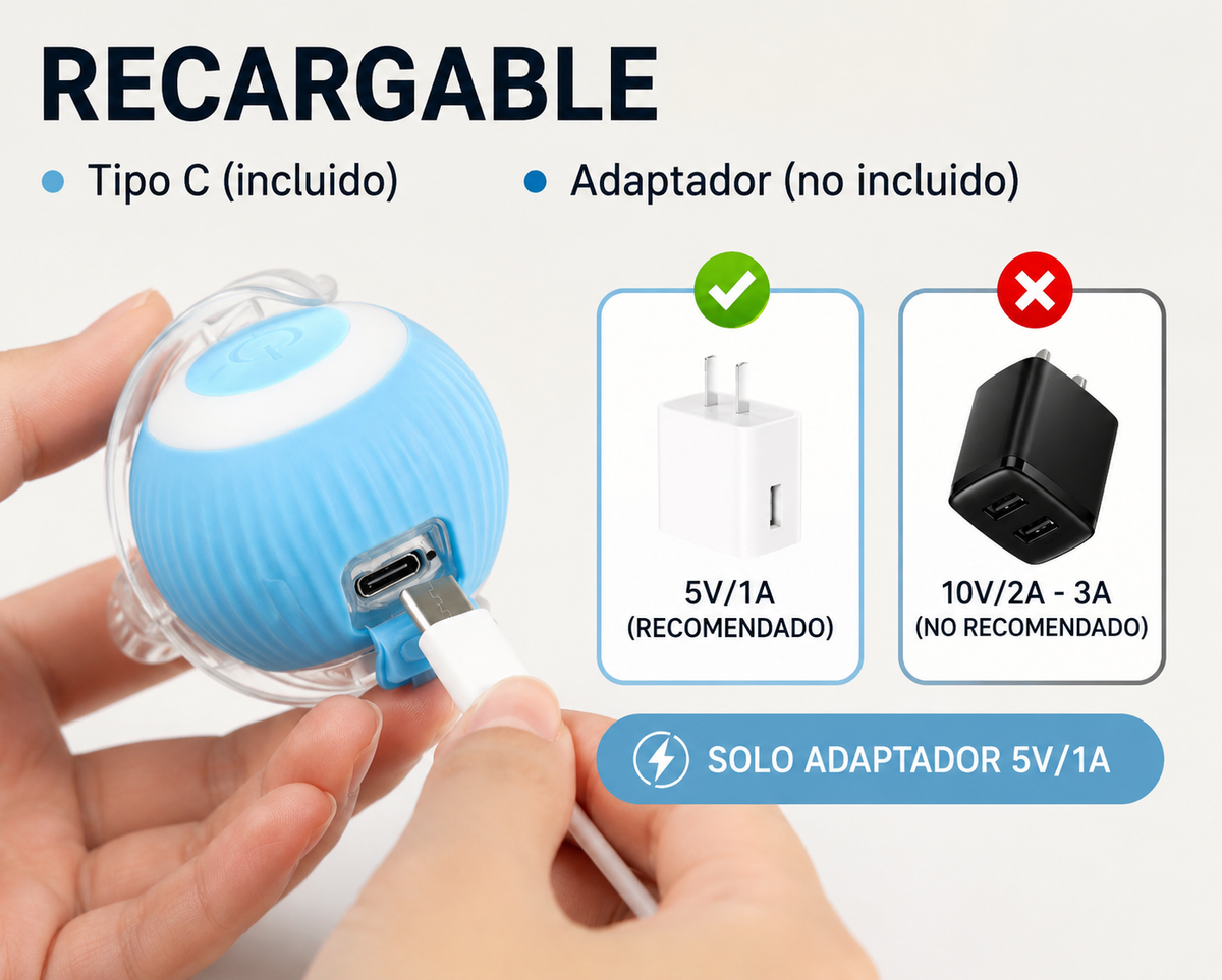 Juguete Interactivo Inteligente para Gatos con Bola Automática