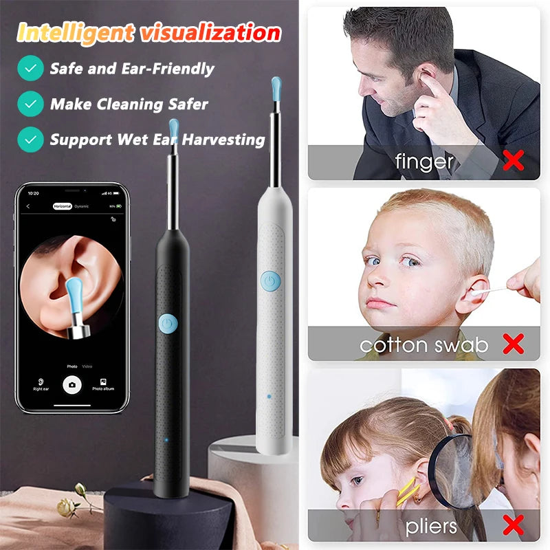 Otoscopio Digital con Luz LED y Cámara de 5MP