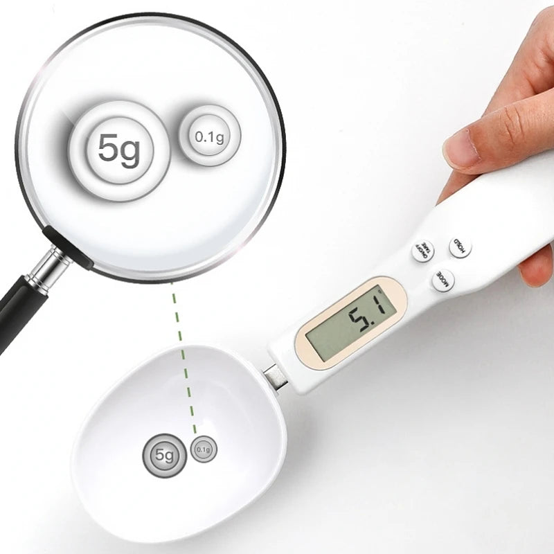 Cuchara Báscula Digital de Cocina con Pantalla LCD